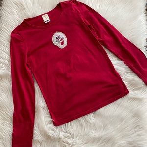 Munki Munki Red Sock Monkey Sleep-Tee Sz S